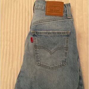 Levi's Light Blue Straight Jeans for women